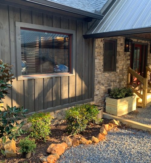 Mountain House Front Entry